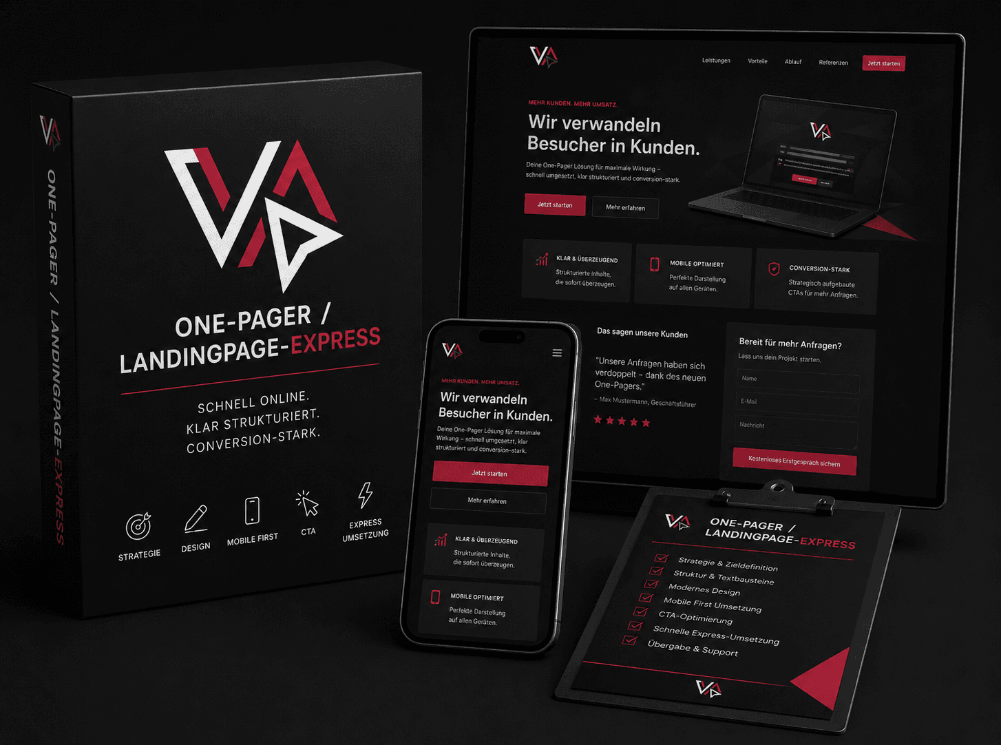 One-Pager / Landingpage-Express